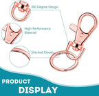 100 Pcs Keychain Hooks with Key Rings, Keychain Clip Hooks with Rings - Image 3