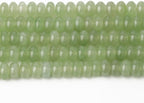 Songxi 5x8mm Natural Green Aventurine Stone Rondelle Beads, - Image 7