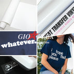 PU Heat Transfer Vinyl 12"×10ft Roll White – HTV - Image 4