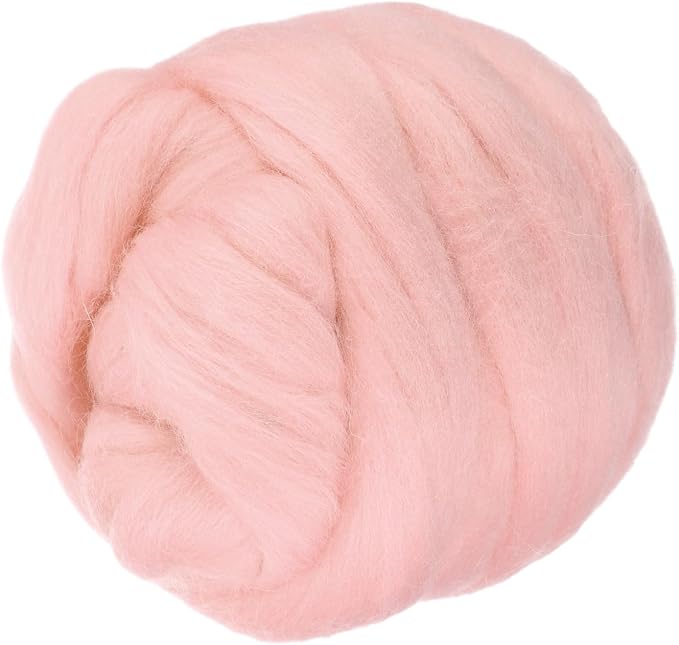 PATIKIL Wool Roving Yarn, 80G/2.82OZ Soft Felting Wool Pure Chunky Roving Yarn by PATIKIL