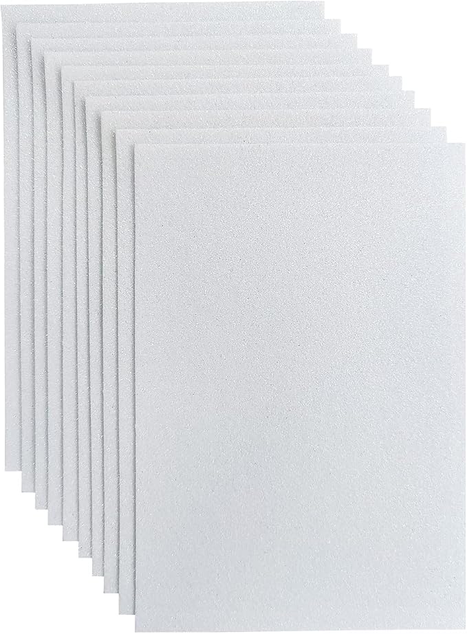 Jtnohx Glitter Felt Fabric, 8 x12 inches Felt Square Glitter by Jtnohx