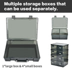 ALCYON 1600+ Trading Card Storage Box, Waterproof Plastic TCG Card Organizer - Image 4