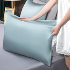 Mulberry Silk Pillowcase for Hair and Skin, Standard Size Cooling Silk Pillow - Image 6