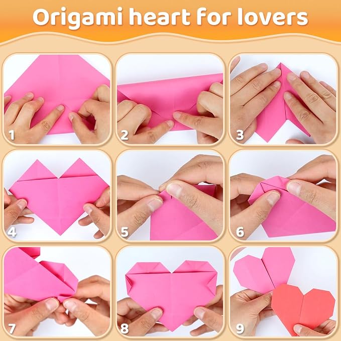 Praisebank White Origami Paper, Double Sided Color, Origami Paper Kit - Image 4