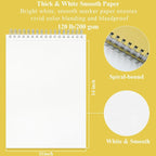Large Drawing Pad for Markers, 11x14 Spiral Bound Sketchbook for Alcohol Markers - Image 2