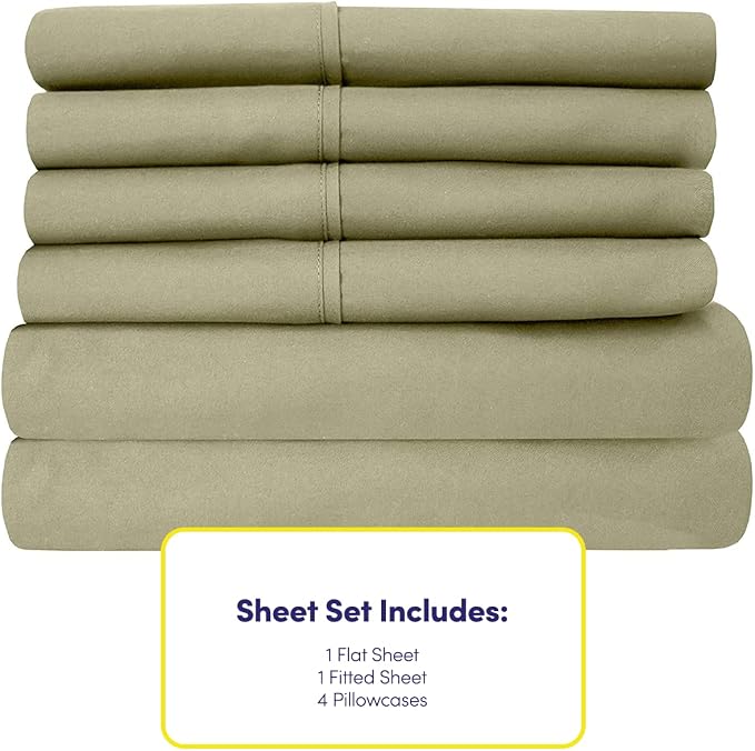 Sweet Home Collection 6 Piece 1500 Supreme Collection Brushed Microfiber Deep - Image 4