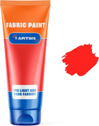Red Fabric Paint 2 fl. oz Tube – Permanent Fabric Paint Red by 7+Artists
