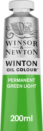 Winsor & Newton Winton Oil Color, 200ml Tube, Permanent Green Light by WinsorNewton
