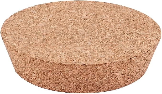 BENECREAT Tapered Cork Wine Bottle Stopper, 5.2x4.3x1.2inch Wooden Tapered Cork by BENECREAT