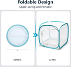 Insect & Butterfly Habitat Cage, Portable Pop-Up Terrarium - Image 5