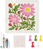 INFUNLY Bohemian Flower Punch Needle Kit by INFUNLY