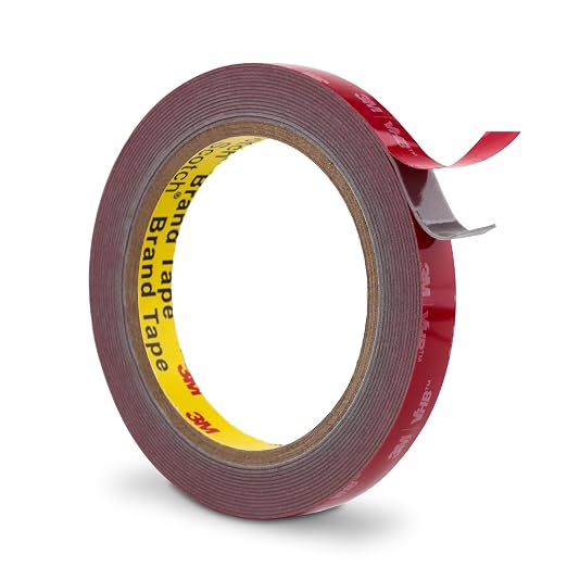 3M Double Sided Tape 0.5" x 15.4Ft Heavy Duty Mounting Tape Grey | Waterproof by 3MFullRangeProducts