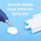 White Hot Glue Sticks Bulk, 36 Pack Mini Glue Sticks - Image 3