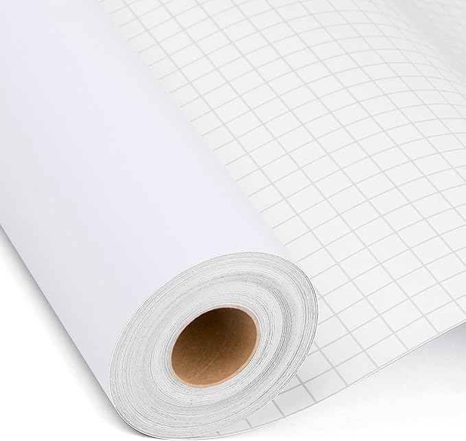 12'' x 42Ft Matte White Permanent Vinyl Roll by IModeur