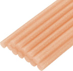 uxcell Mini Hot Glue Sticks for Glue Gun 7mm x 100mm Glitter Orange 12pcs by uxcell