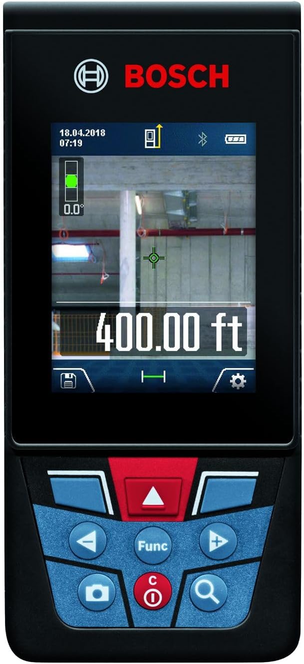 BOSCH GLM400C 400 Ft Blaze Outdoor Connected Laser Measure - Image 6