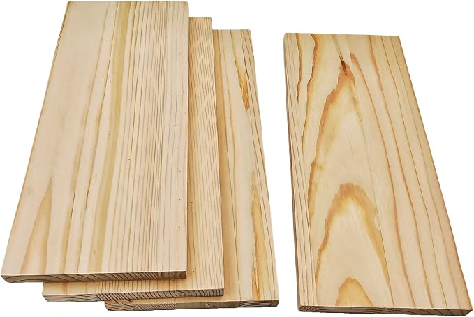 4PCS Rectangle Wood Boards Unfinished Wood Blocks - Image 6