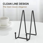 3 Pack 6 Inch Plate Stands for Display Picture - Image 2
