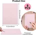 8 Pack 8"x6" Pale Pink Linoleum Blocks - Image 2