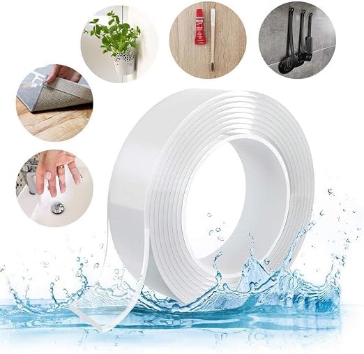 Double Sided Tape Heavy Duty, Nano Double Sided Sticky Adhesive Tape, Removable - Image 2