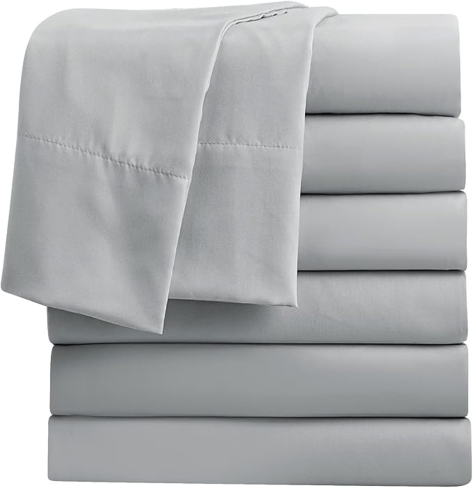 FreshCulture Full Flat Sheets Only, Soft Microfiber Bedding Sheets by FreshCulture