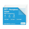 Deylixay-8x10 Clear Acrylic Sheets 0.04 Thick 1mm Plexiglass Sheets 5Pack | by Deylixay