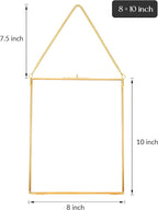 REDHUGO Hanging Pressed Flower Frames, Double Glass Floating Picture Frame - Image 6