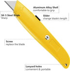 DIYSELF 2Pack Utility Knife Box Cutter Retractable Blade Heavy Duty PVC Pipe - Image 5
