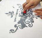 guangyintong Heat Transfer Vinyl Silver HTV Rolls, Matte Surface PVC Material - Image 3