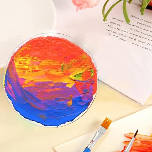10 Pieces Clear Circle Acrylic Sheet, 1/8" Thickness, 3.5 Inch Plexiglass - Image 5