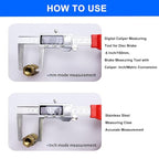 GODESON Disc Brake Rotor Micrometer, Digital Caliper Measuring Tool - Image 4
