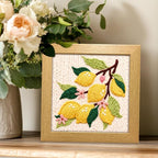 INFUNLY Lemon Flower Punch Needle Embroidery Kits Lemon Branch DIY Punch Needle - Image 6