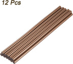 uxcell Mini Hot Glue Sticks for Glue Gun 7mm x 200mm Bronze Red 12pcs - Image 3