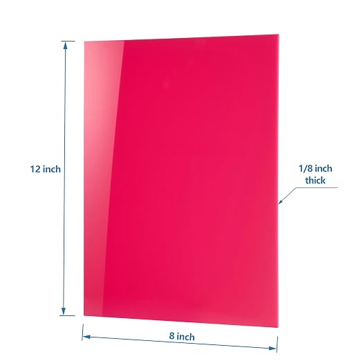 KAITELA Pack of 10 Colored Cast Acrylic Sheet 8" x 12" x 1/8" Thick | - Image 3