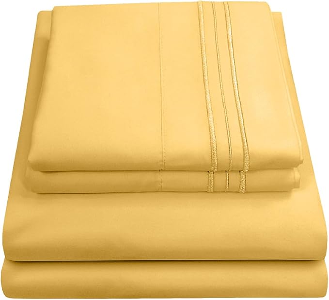 Queen Size Bed Sheets by SweetHomeCollection