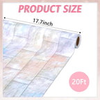 Graffiti Wall Bulletin Board Paper Roll Pastel Brick Gradient Stone Bulletin - Image 2