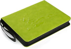 GERMUN 3 Ring 9 Pocket Zipper Card Binder, 720 Double Sided Standard PU Trading - Image 6