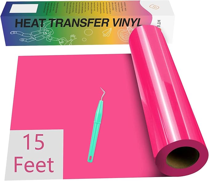 HTVRONT Heat Transfer Vinyl HTV Vinyl Rolls by HTVRONT