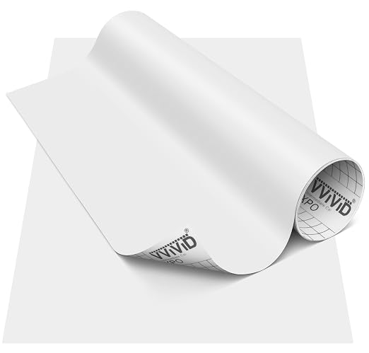 VViViD DECO65 Matte Pastel Light Grey Permanent Adhesive Craft Vinyl by VVIVIDVINYL
