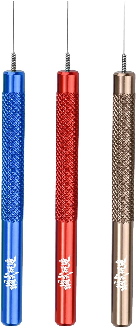 ANSAI 3-Piece 3 Colors Mini Precision Hobby Tool Set, Metal Applicator Needles by ANSAI