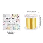 BENECREAT 28 Gauge 164 Yards Jewelry Beading Wire Light Gold Tarnish Resistant - Image 3