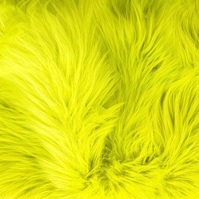 Faux Fake Fur Long Pile Luxury Shaggy/Craft, Decorations / 60" Wide/Sold by The by FabricEmpire