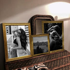 KTKDE 6x8 Picture Frame Set of 4, Ornate Vintage Gold Photo Frames - Image 7