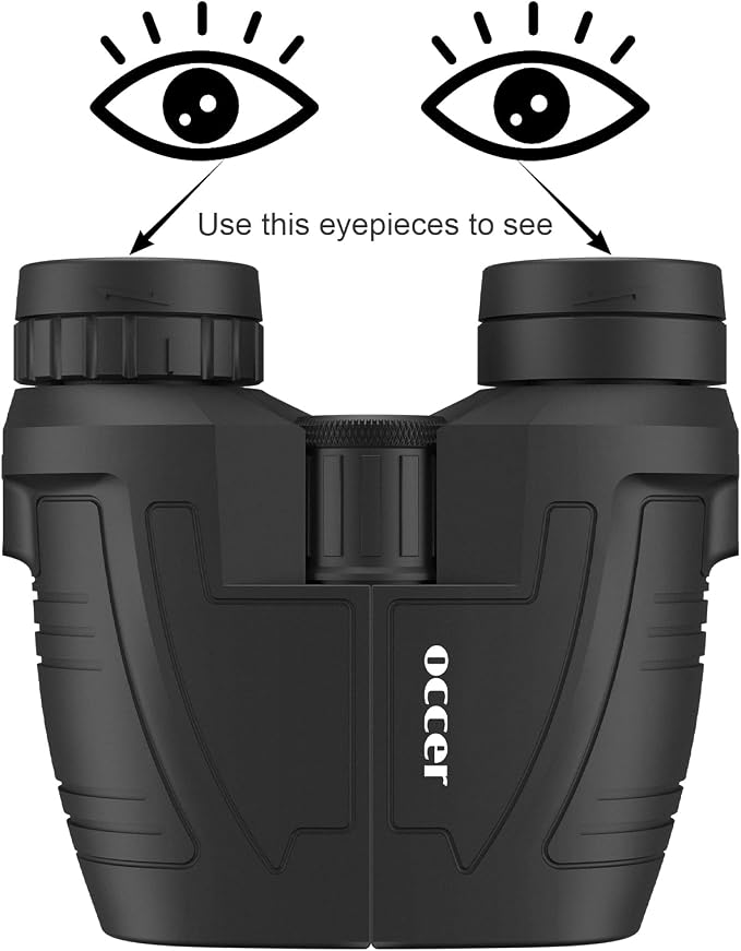 Occer 12x25 Compact Binoculars for Adults and Kids, Large Eyepiece Waterproof - Image 9