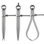 3 Piece Spring Caliper/Divider Set, 8 inches Inside Spring Outside Divider - Image 7