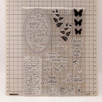 Vintage Words Music Background Clear Stamps Cards - Image 4