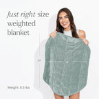 nodpod Body 6.5lb Patented Compact Weighted Blanket I Perfect - Image 2