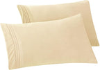 Elegant Comfort Solid Pillowcases 1500 Premium Hotel Quality Microfiber by ELEGANTCOMFORT