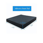 4 Pcs Foam Padding Sheet with Adhesive 6"x6"x1/2" Neoprene | Neoprene Rubber - Image 2
