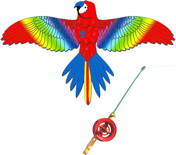 Dynamic Kites 3D Fishing Rod Line Kites Kites Easy Flying Toy Frameless Kites by Unknown